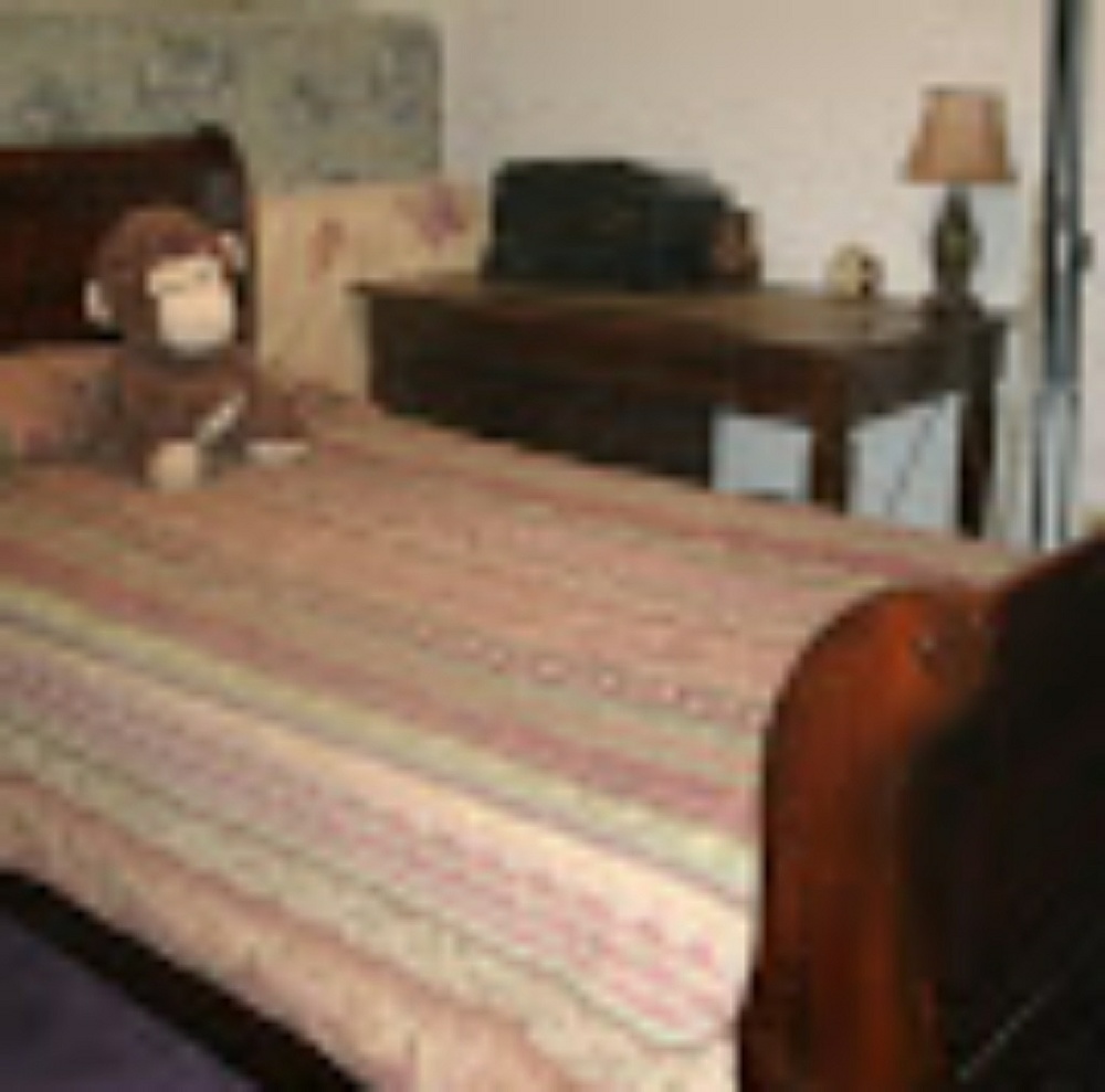 Sleigh Bed and matching desk
